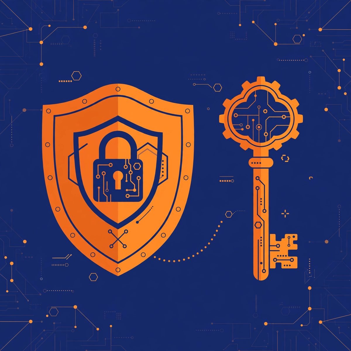 Shield and key illustration about RuneScape private servers safety