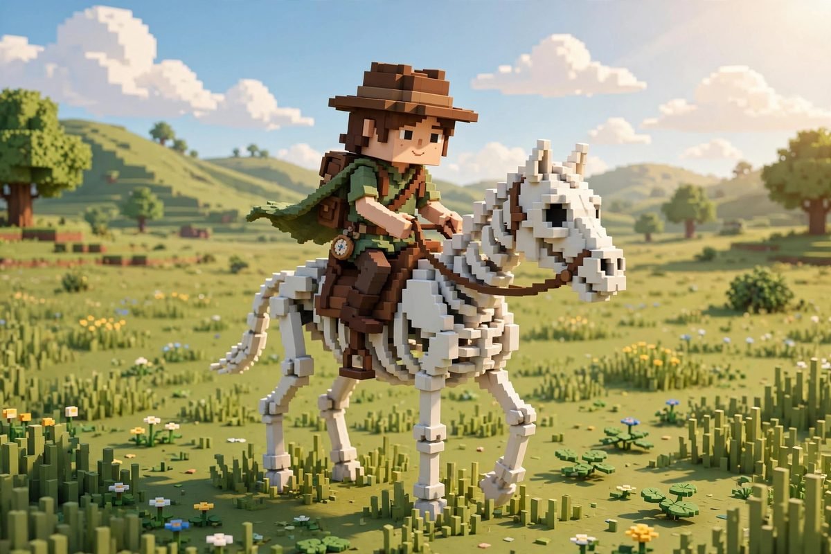 How to tame a skeleton horse in Minecraft